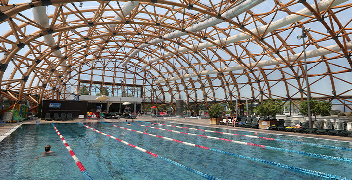 Bassin de natation UCPA Vitam en Haute-Savoie