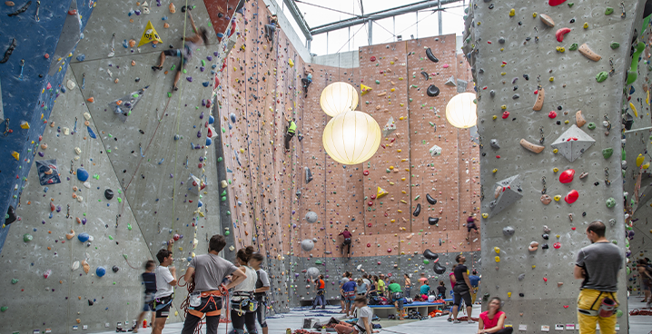 Salle d'escalade UCPA Vitam proche de Genève et d'Annemasse